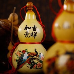 Gourd Sticker Painted Open Zucchini