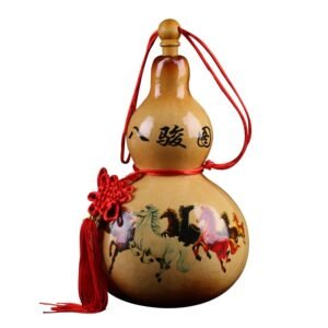 Gourd Sticker Painted Open Zucchini