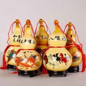 Gourd Sticker Painted Open Zucchini