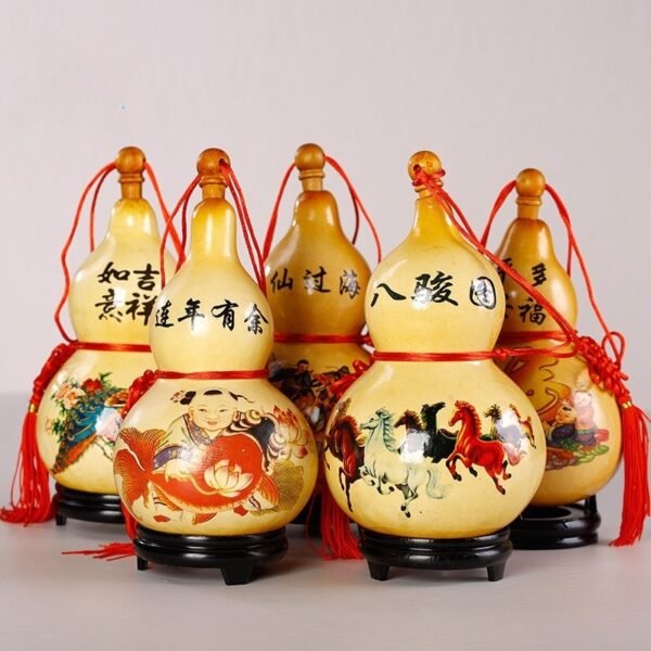 Gourd Sticker Painted Open Zucchini